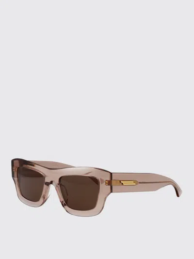Bottega Veneta Square-frame Acetate Sunglasses In Brown