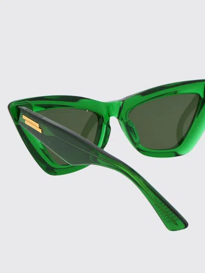 Bottega Veneta Womens Green Bv1101s Cat-eye Acetate Sunglasses In Gray