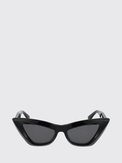 Bottega Veneta Geometric Frame Sunglasses In Black