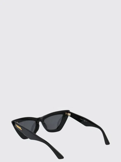 Bottega Veneta Geometric Frame Sunglasses In Black