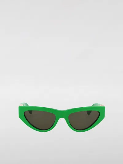 Bottega Veneta Eyewear Cat-eye Frame Sunglasses In Green