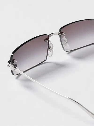 Cartier Sunglasses Woman Silver In Silver