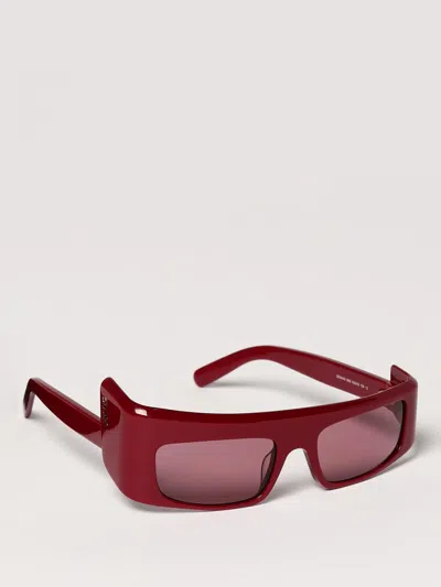 Gcds Rosso Luc Acetate Sunglasses In Burgundy