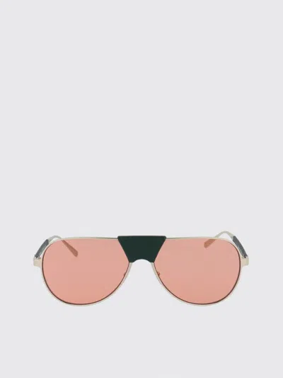 Ferragamo Light Gold Metal Sunglasses In Black