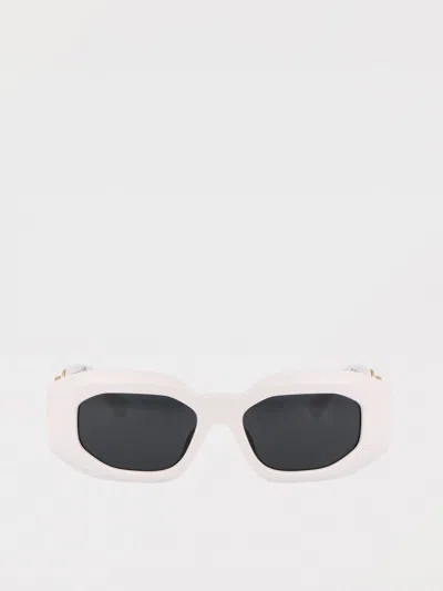 Versace Ve4425u White Sunglasses In Gray