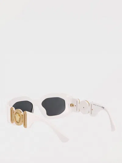 Versace Ve4425u White Sunglasses In Gray
