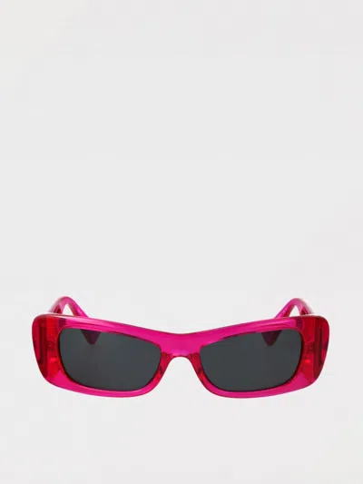 Versace Fuchsia Injectate Sunglasses In Pink