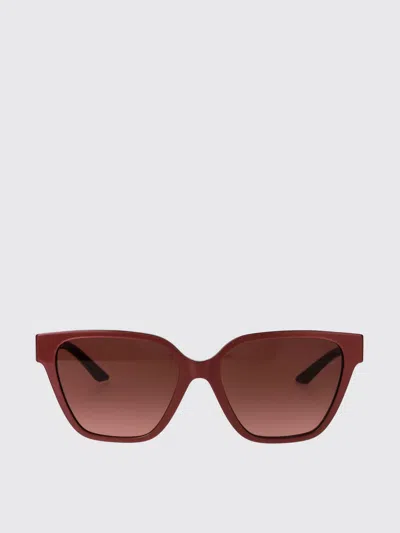 Versace Perla Dark Ruby Acetate Sunglasses In Blue