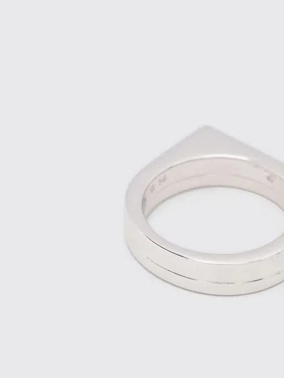 Tom Wood Step L Layered Ring In Metallic