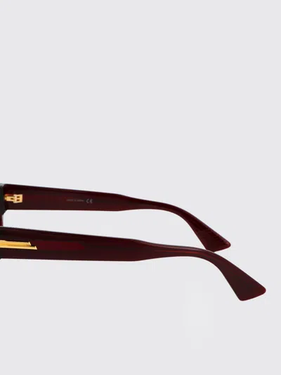 Bottega Veneta Eyewear In 003 Burgundy Burgundy Transparent