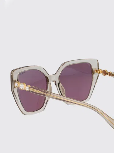 Swarovski Beige Trasparente Acetate Sunglasses In Pink