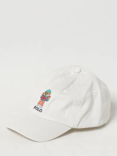 Polo Ralph Lauren Hat Kids  In White