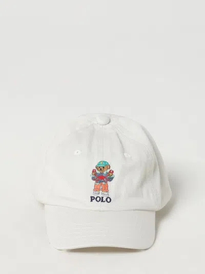 Polo Ralph Lauren Hat Kids  In White