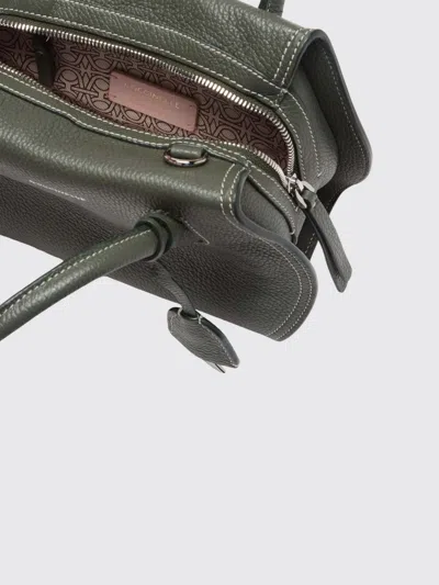 Coccinelle Top Handle Logo Charm Tote Bag In Green