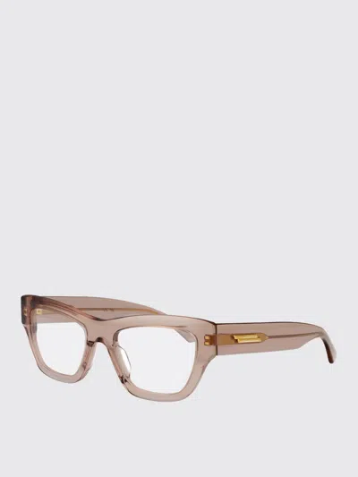 Bottega Veneta Bv1360o Glasses In Brown-brown-transparent
