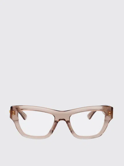 Bottega Veneta Bv1360o Glasses In Brown-brown-transparent