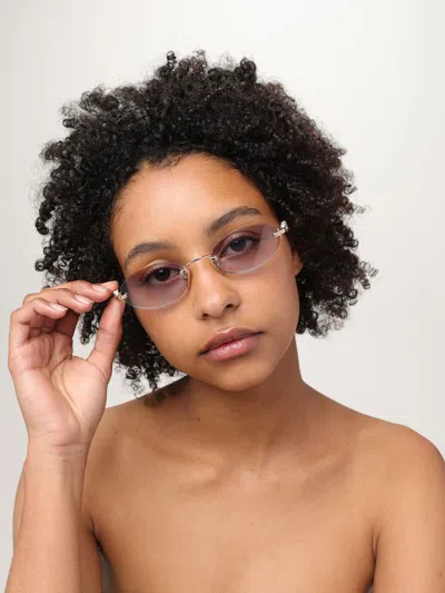 Miu Miu Sunglasses Woman  In Silver