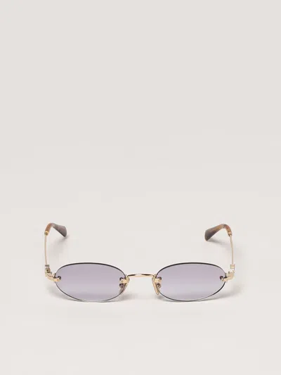 Miu Miu Sunglasses Woman  In Silver