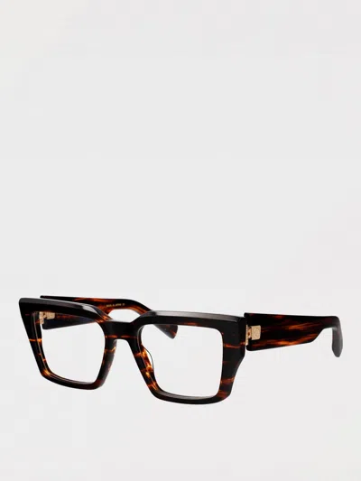 Balmain Optical Frames Men  In Brown
