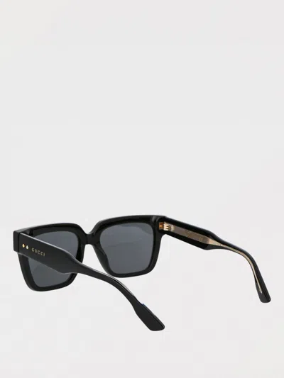Gucci Rectangular Frame Sunglasses In Black