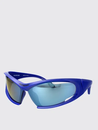 Balenciaga Sunglasses Men  In Blue
