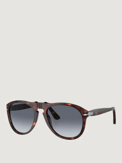 Persol Tortoiseshell Foldable Steve Mcqueen Sunglasses In Multi