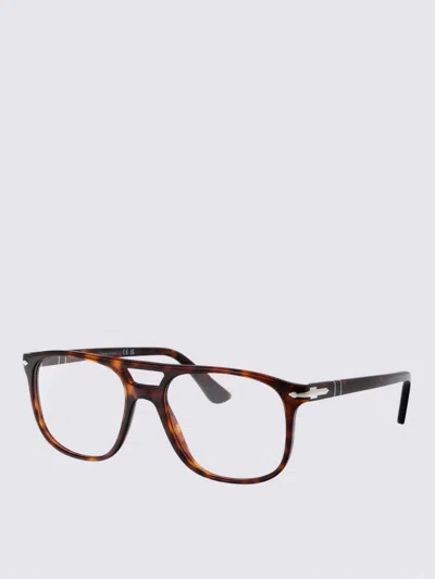 Persol Greta Pilot-frame Glasses In Brown