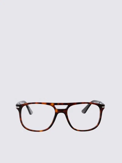 Persol Greta Pilot-frame Glasses In Brown