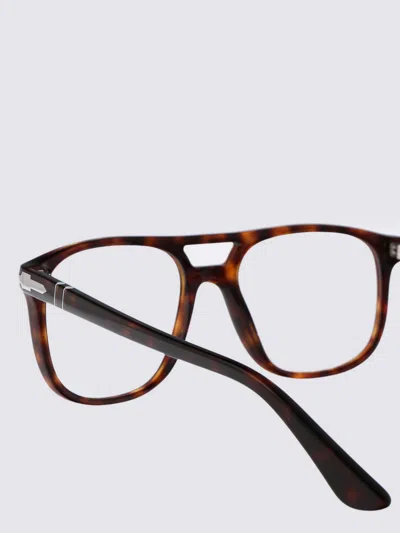 Persol Greta Pilot-frame Glasses In Brown
