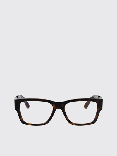 Versace Tortoiseshell-effect Glasses In Brown