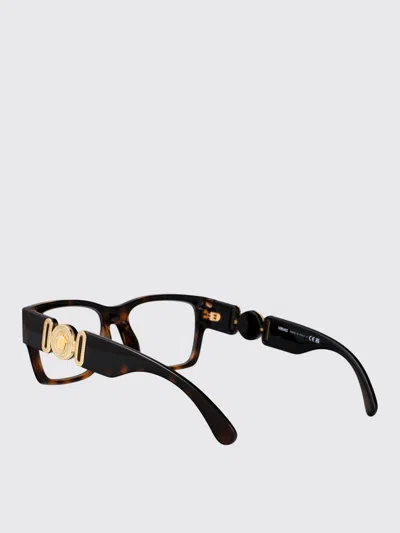 Versace Tortoiseshell-effect Glasses In Brown