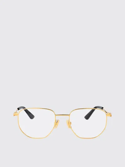 Bottega Veneta Bv1301o Glasses In Gold-gold-transparent