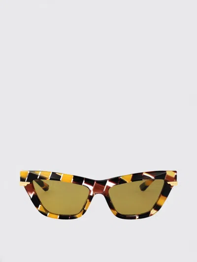 Bottega Veneta Bv1241s Sunglasses In Multicolor-gold-yellow