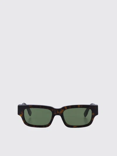 Retrosuperfuture Roma Rectangular Tortoiseshell Sunglasses In Green