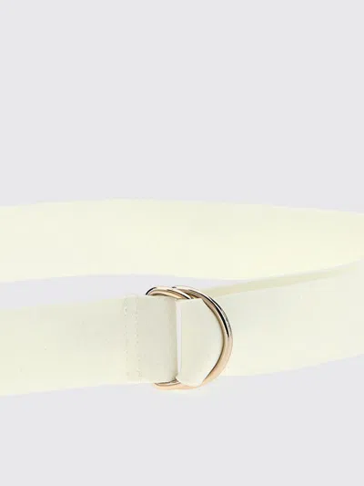 Norma Kamali 'metal Hardware Clean Lines Belt' In White