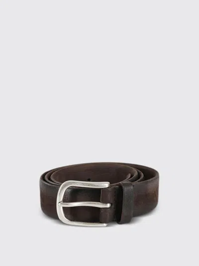 Orciani Leather Belt In Brown
