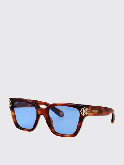 Roberto Cavalli Havana Chiara Acetate Sunglasses In Brown