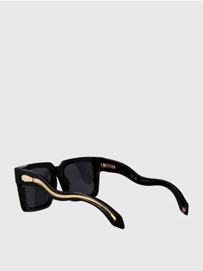 Roberto Cavalli Nero Lucido Acetate Sunglasses In Black