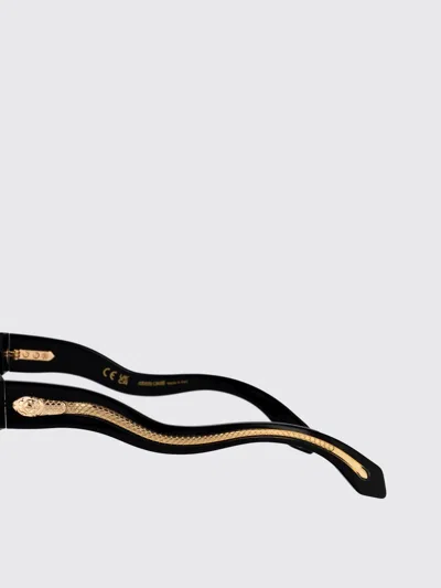 Roberto Cavalli Nero Lucido Acetate Sunglasses In Black