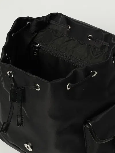 Ganni Bucky Recycled Nylon Backpack In Black