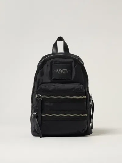 Marc Jacobs The Biker Nylon Medium Backpack In Black