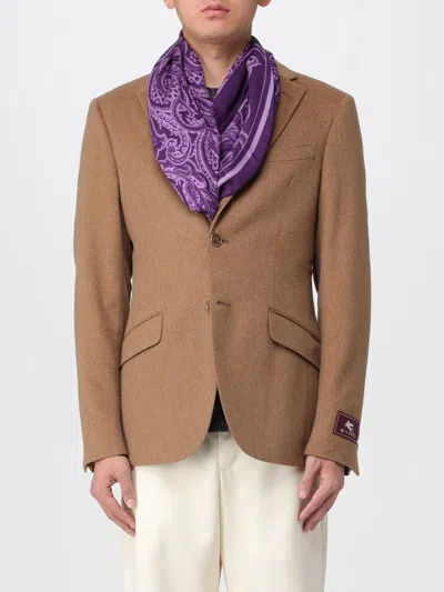 Etro Scarf Men  In Brown