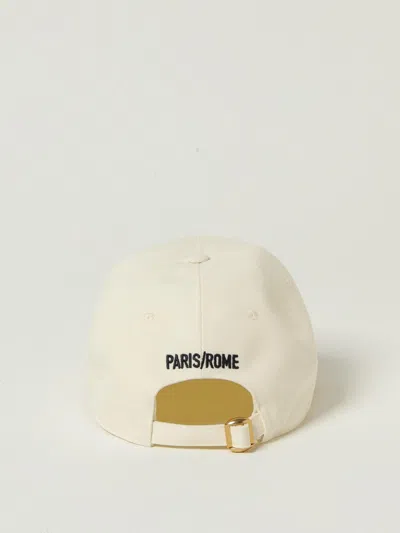 Valentino Garavani Cotton Baseball Cap In Neutral