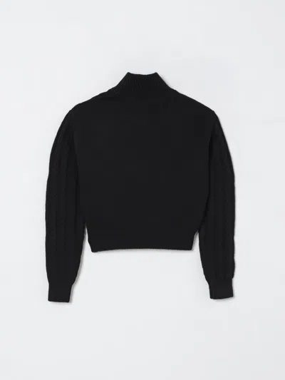 Elisabetta Franchi La Mia Bambina Sweater Kids  In Black