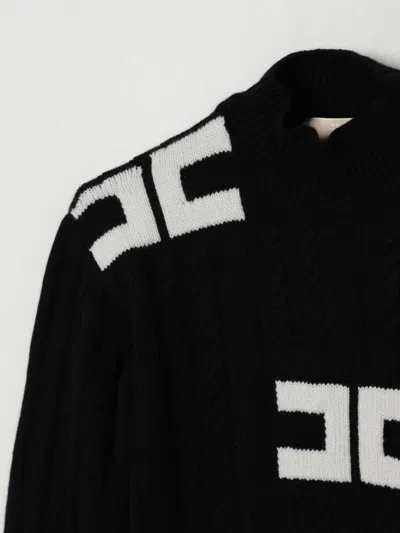 Elisabetta Franchi La Mia Bambina Sweater Kids  In Black