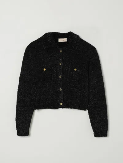 Elisabetta Franchi La Mia Bambina Blazer Kids  In Black