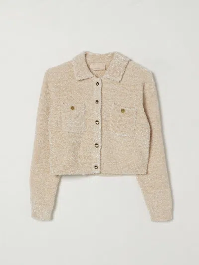 Elisabetta Franchi La Mia Bambina Blazer Kids  In Animal Print