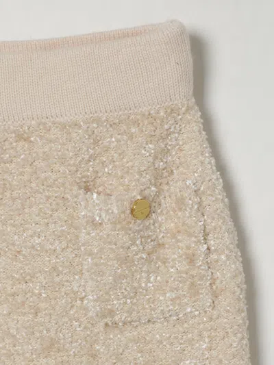 Elisabetta Franchi La Mia Bambina Skirt  Kids Color Honey In Animal Print