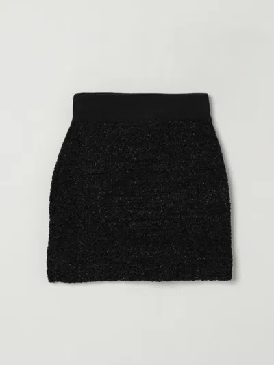 Elisabetta Franchi La Mia Bambina Skirt  Kids Color Black In Animal Print