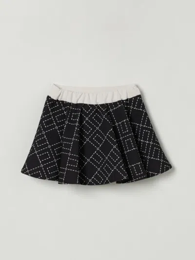 Elisabetta Franchi La Mia Bambina Skirt Kids  In Black